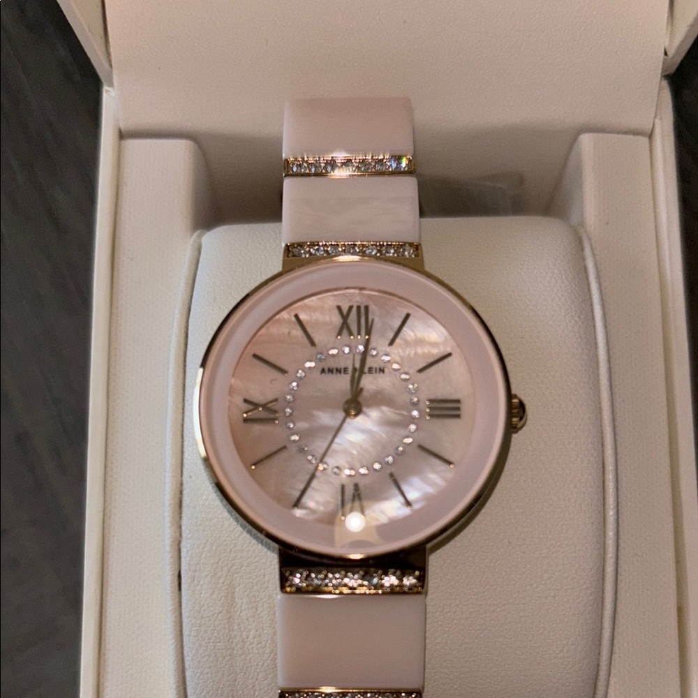 Small Size Anne Klein Women's Pink Watch - Picture 2 of 10